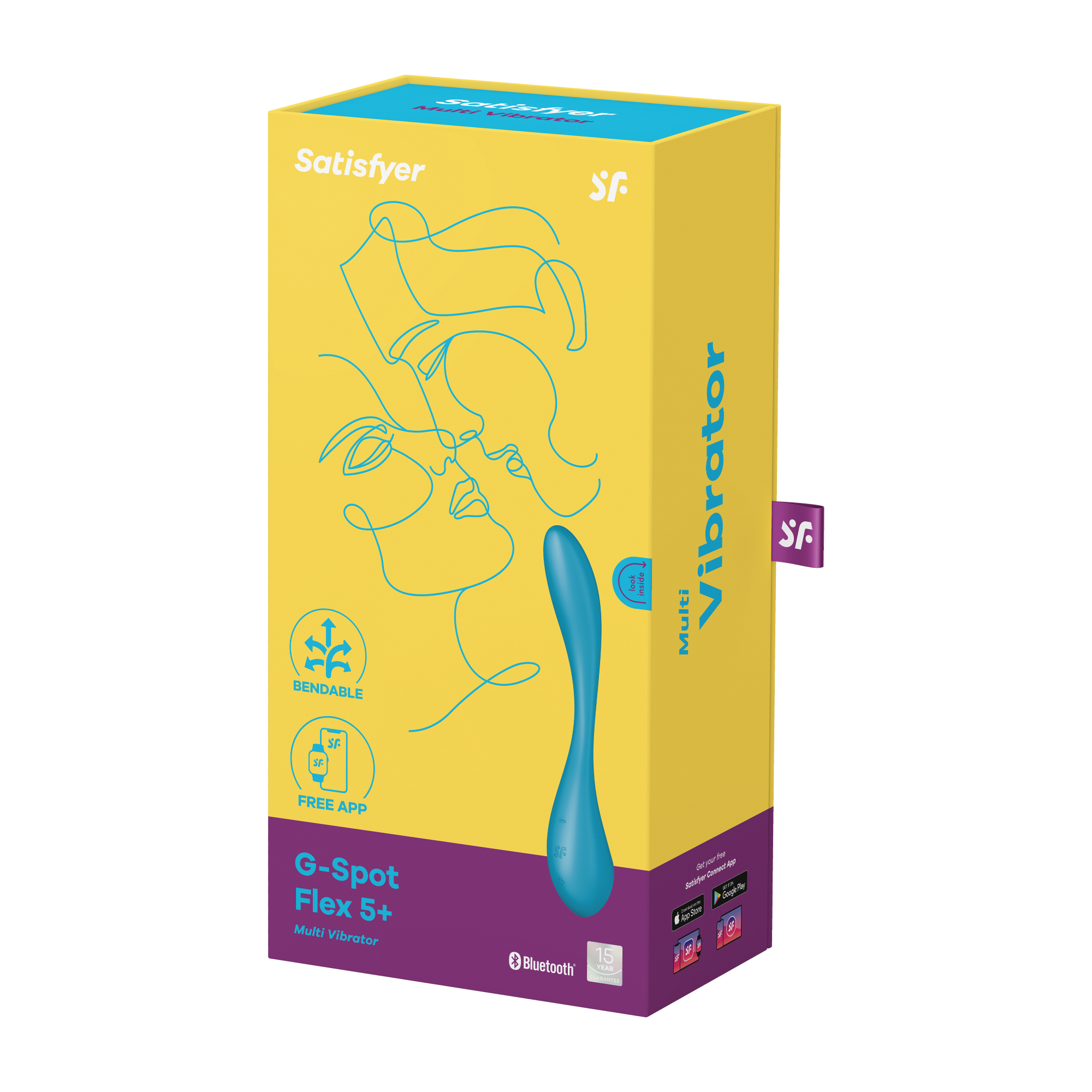 Satisfyer - G-Spot Flex 5 + App Controlled - Blu