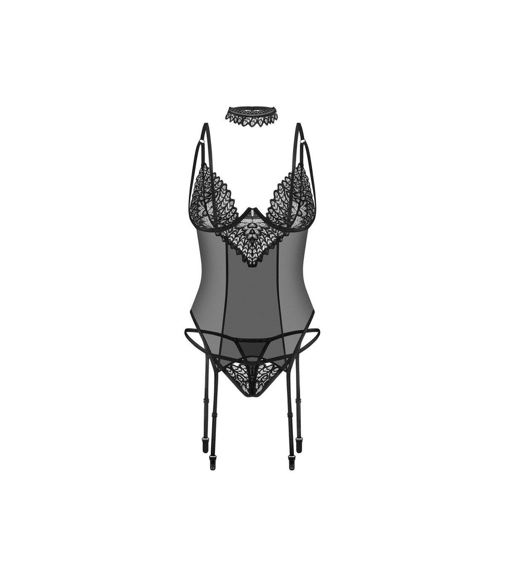 DONARELLA CORSET & THONG XL/2XL