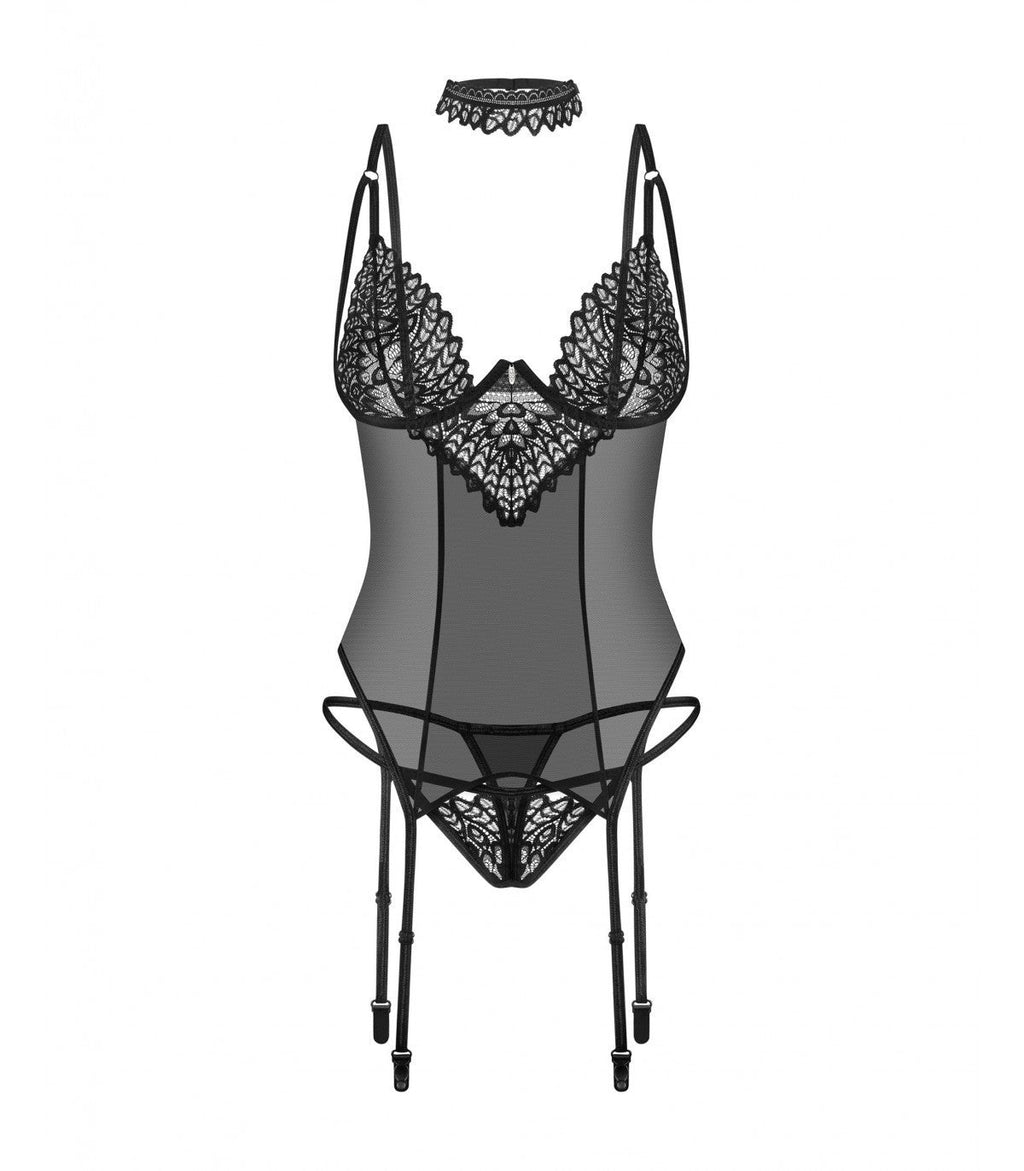 DONARELLA CORSET & THONG XL/2XL